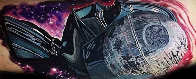 Death Star Tattoo Designs For Men
