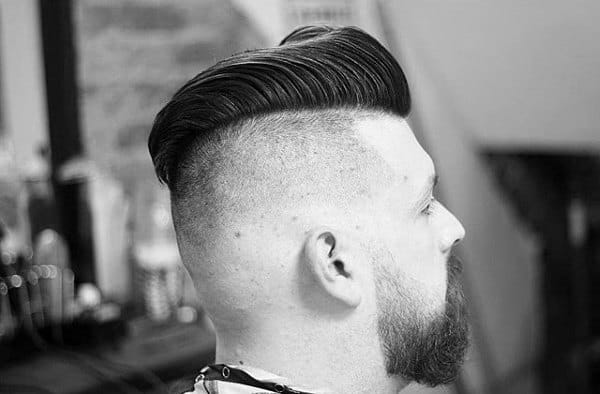Debonair Comb Over Hairstyles For Men Shaved Sides