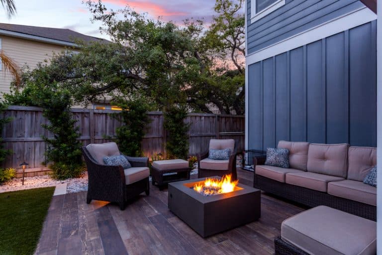 deck fire pit