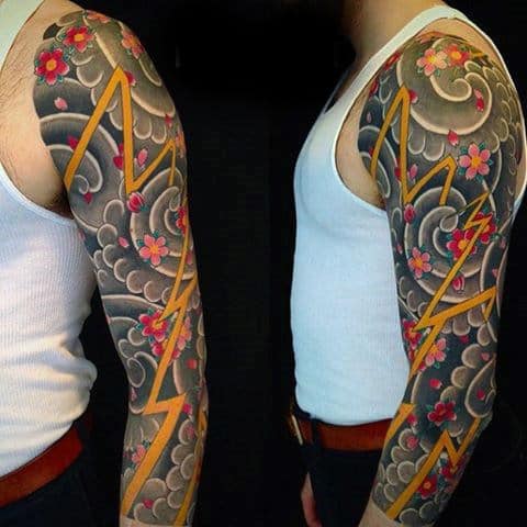 Decorous Japanese Sleeve Tattoo For Men
