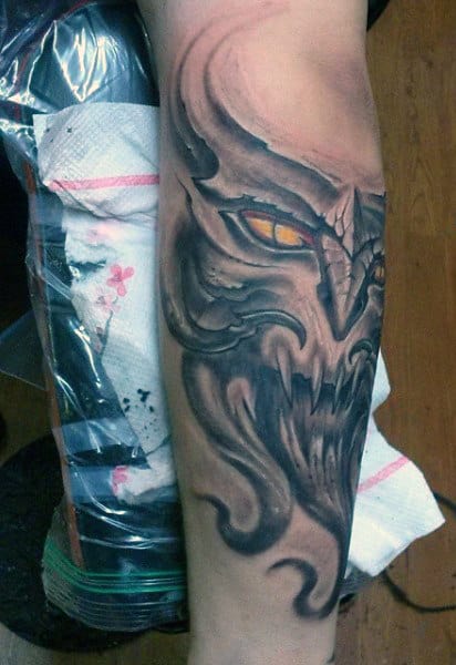 Demon Angel Tattoo For Males