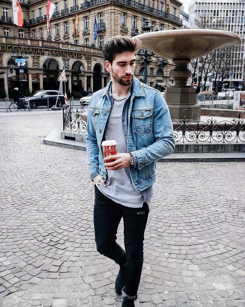 Denim Jacket Club Outfit