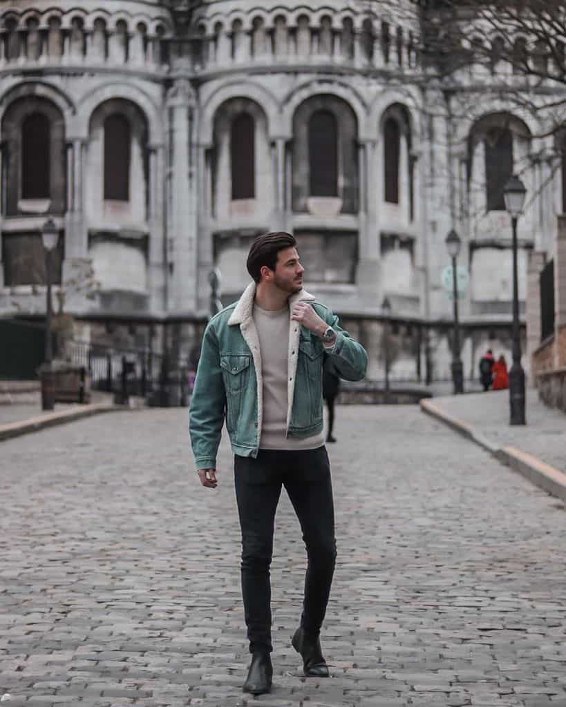 Denim Jacket Street Wear Style Outfit