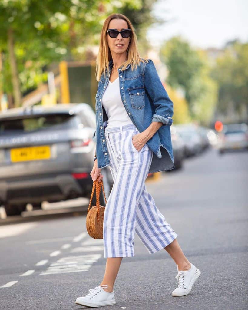 Denim Shirt Nautical Fashion