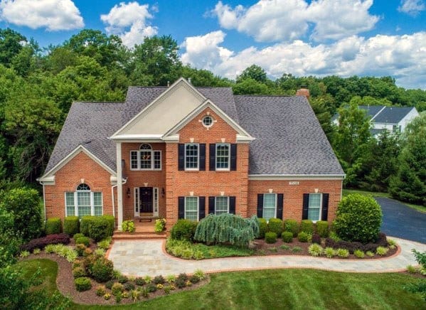 freeform front yard landscape patch