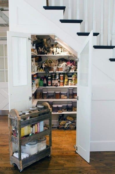 design ideas under stairs kitchen pantry storage
