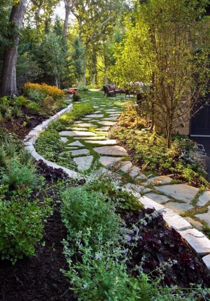 Designs For Stone Walkway
