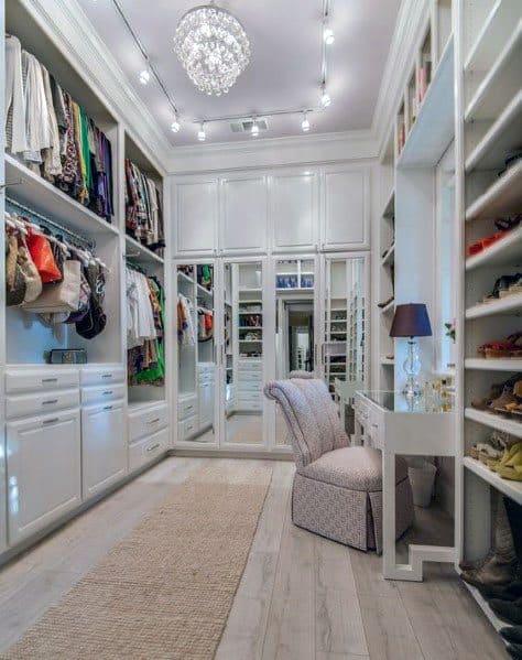 Designs For Track Lighting In Master Closet