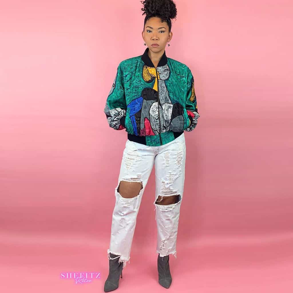 Destroyed Jeans Vintage Costume