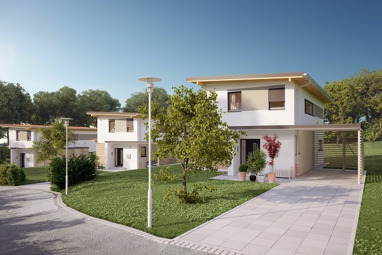 detached house modern carport