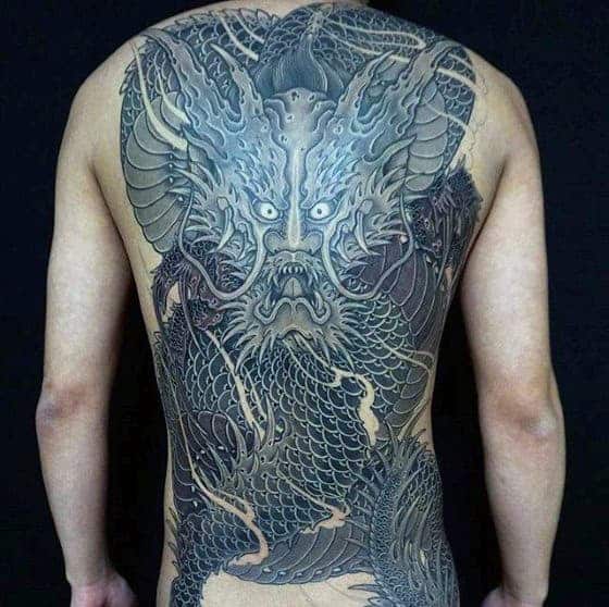 detailed-dragon-japanese-male-back-tattoo