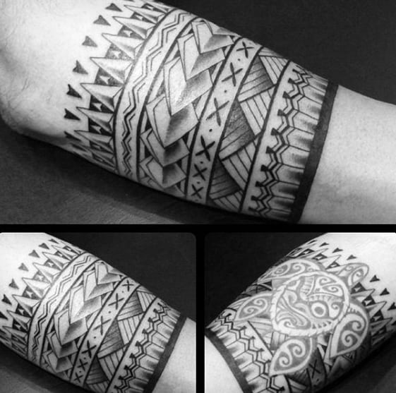 Detailed Mens Armband Tribal Tattoo Inspiration