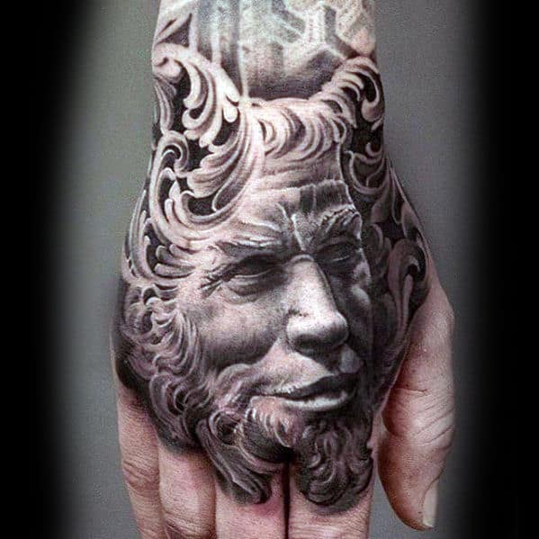 Devil Hand Mens 3d Tattoos