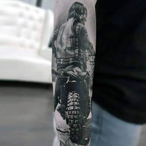 Dirt Bike Mens Greatest Tattoo