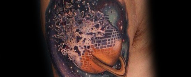 Disco Ball Tattoo Ideas For Men