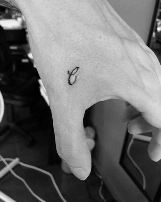 Distinctive Male Simple Hand Tattoo Designs