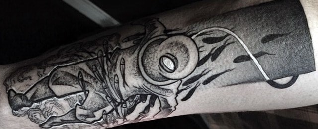 Diver Tattoo Designs For Men