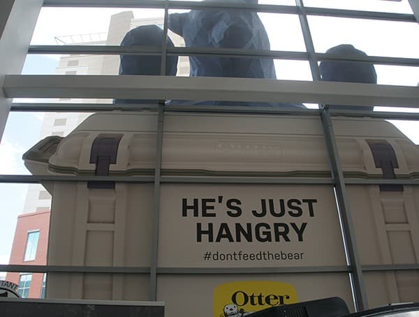 Do Not Feed The Bear Colorado Convention Center Display