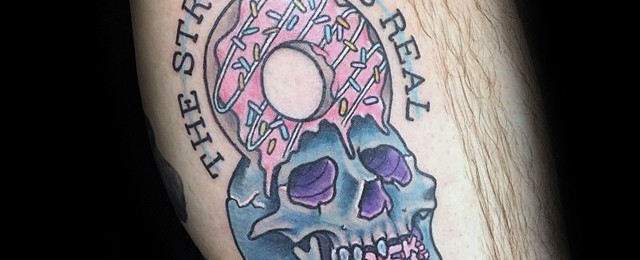 Donut Tattoo Designs For Men