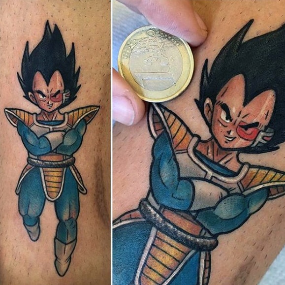 Dragon Ball Z Vegeta Guys Small Tattoo Ideas