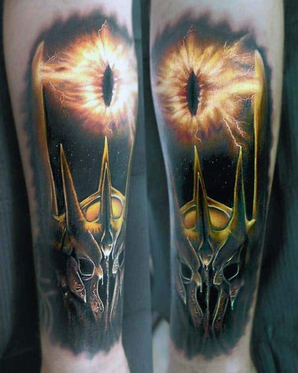 Dragon Eye Extreme Guys Forearm Tattoo