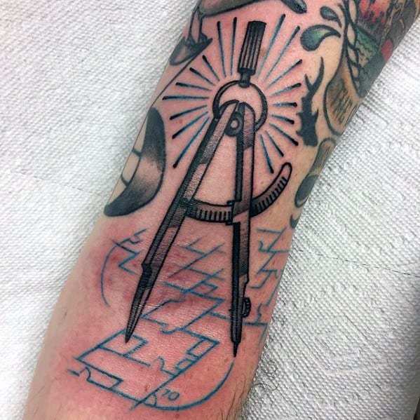 Drawing Tool Ditch Tattoo Design Ideas For Males