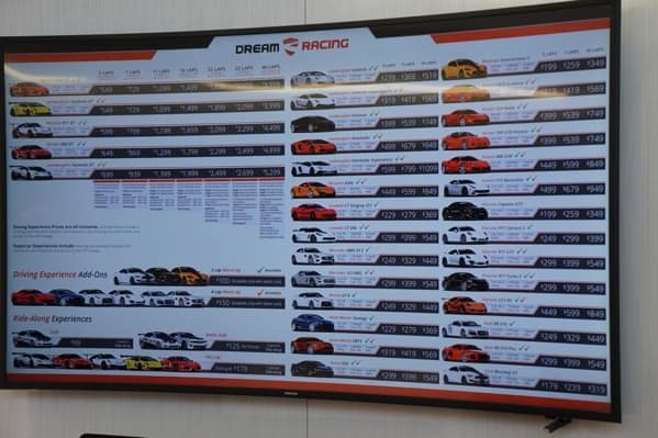 Dream Racing Car Selection