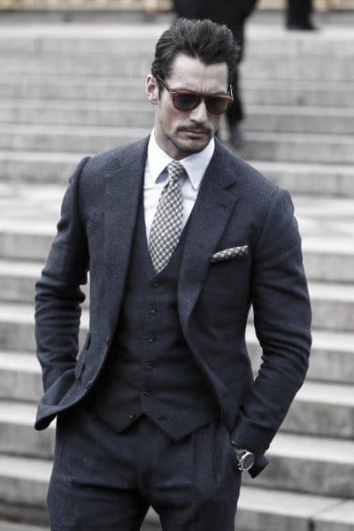 Dressy Navy Blue Suit Mens Fashion Ideas