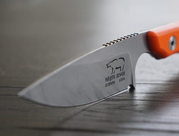 Drop Point Blade White River Knife And Tool M1 Backpacker Pro