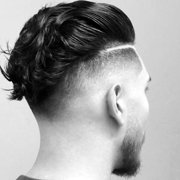 Ducktail Mens Skin Fade Haircut