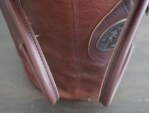 Duluth Pack Bison Leather Sportsman Duffel For Men Handles