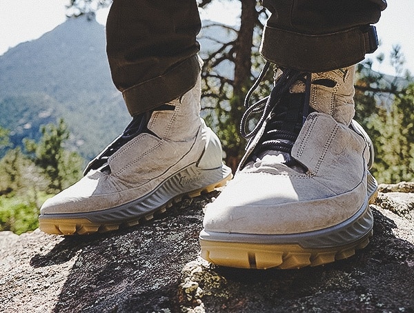Dyneema Bonded Leather Mens Hiking Boots Ecco Exostrike Mid Review