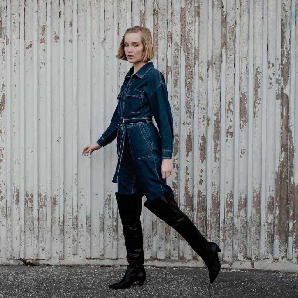 Edgy Denim Outfit For Women