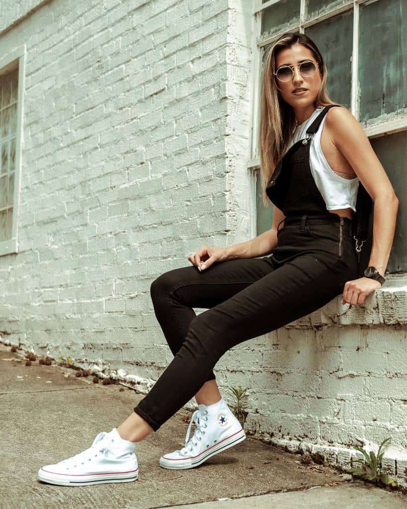 Edgy Overalls Outfit