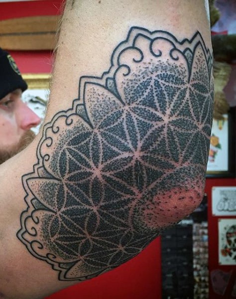 Elbow Tattoo Designs For Men