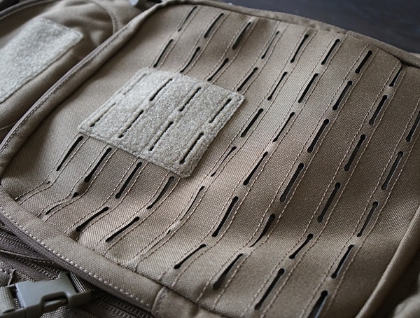 Elite Survival Systems Pulse 24 Hour Backpack Exterior Laser Cut Molle Attachement Panel