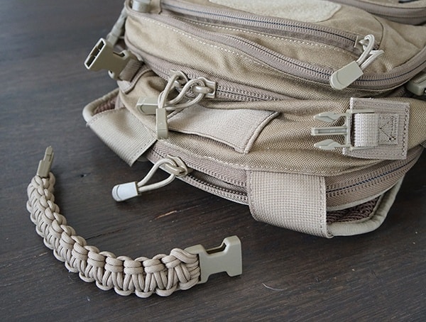 Elite Survival Systems Pulse 24 Hour Backpack Removeable Paracord Pull Carry Handle