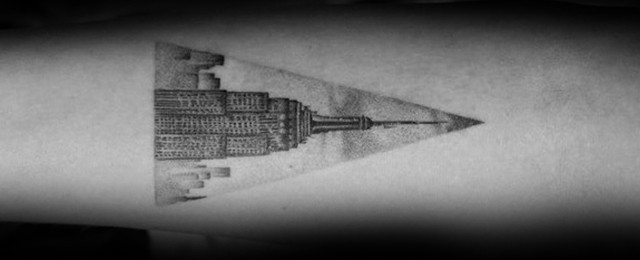 Empire State Building Tattoo Ideas For Men
