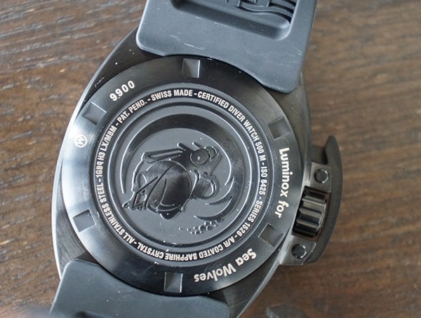 Engraved Back Case Luminox Scott Cassell Deep Dive Special Edition Mens Watches