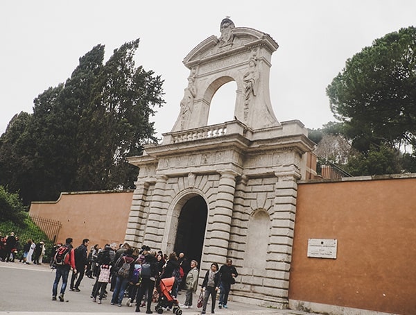 Entrance To The Roman Forum Rome Italy