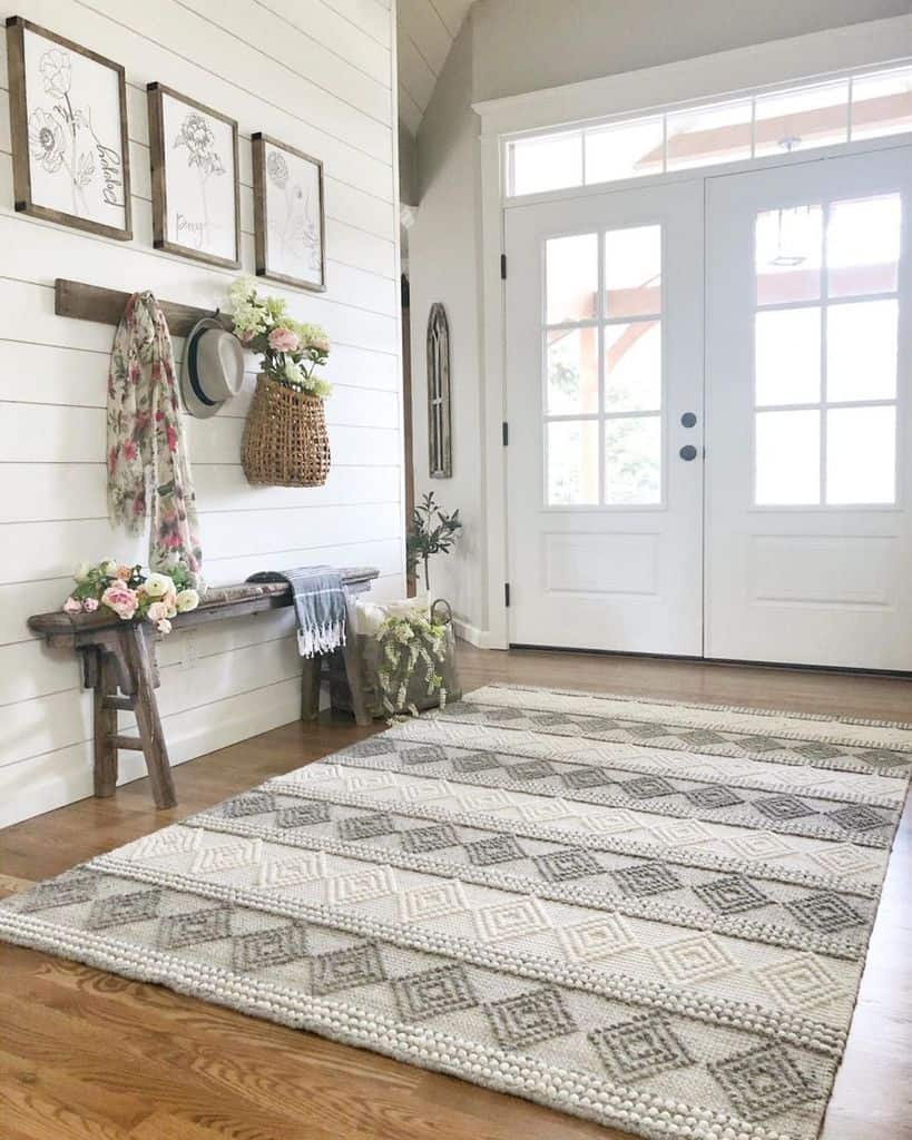 large entryway modern farmhouse decor
