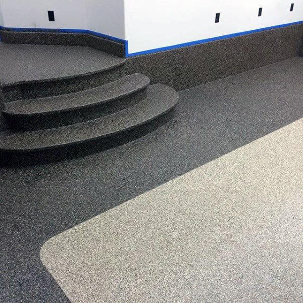Epoxy Paint Rubber Garage Flooring Ideas