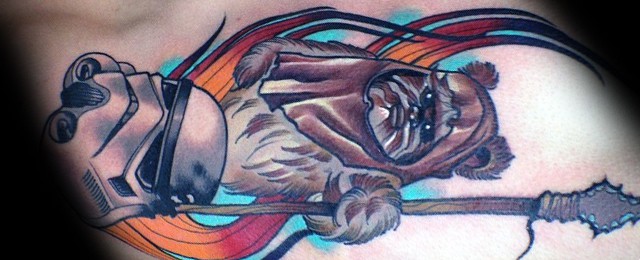 Ewok Tattoos For Men