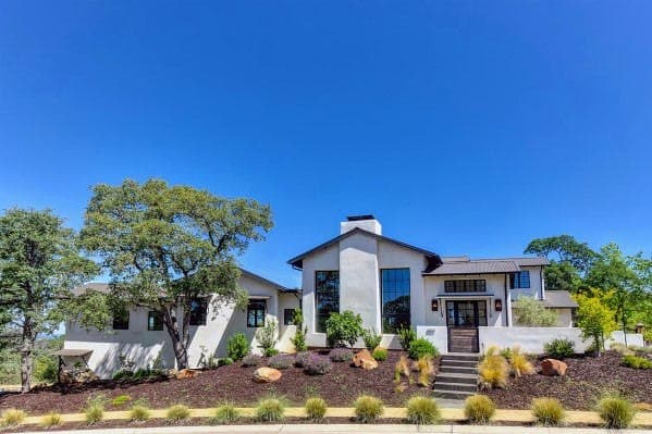hedge-lined driveway
