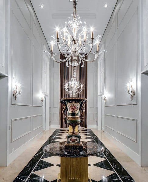Excellent Interior Ideas Hallway Lighting Chandelier