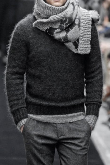 Excellent Winter Outfits Styles For Men All Grey Clothing