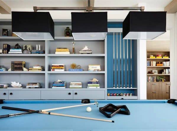 basement library book shelves