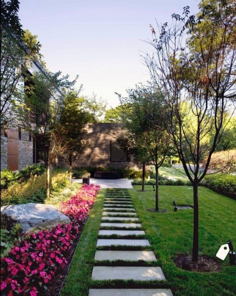 Exceptional Grass Stepping Stone Ideas