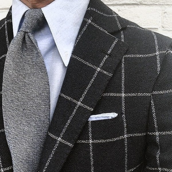 Exceptional Guys Styles With Black Suit And Grey Tie