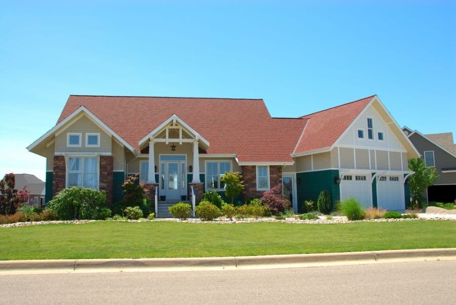 exterior finish craftsman style homes tiles